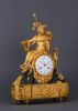 A large ormolu bronze French mantel clock Apollo with its lyre