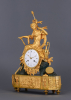 A large ormolu bronze French mantel clock Apollo with its lyre
