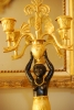 STOLEN!!!!!!  CA13 Directoire gilt and patinated bronze candelabra ‘Au Jeune Nègre’,