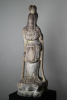 A Chinese white marble Guanyin