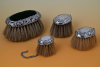 Four brushes, silver mounted