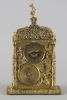 T16 Astronomical Augsburger clock with corner posts, ca. 1850
