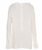 Marni Long Sleeve Silk Off White Tunic - Marni