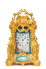 A rare French gilt Sevres mounted Rococo case carriage clock, Drocourt circa 1860