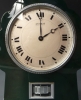  Green Art Deco model Atmos clock, No LG 4, J. L. Reutter, France ca. 1930. 