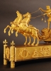 M01 French Ormolu Two Horse Chariot Clock, 'The Chariot of Telemachus'.