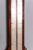 A French Charles X mahogany wall thermometer and barometer (a pair), by Lerebours, circa 1835