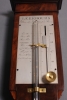 Een Franse Charles X mahonie thermometer en barometer (een paar), door Lerebours, omstreeks 1835