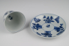 A set of six Chinese porcelain cups and saucers
