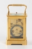 A French carriage clock with rare striking, retailer Grottendieck Brussel, circa 1880