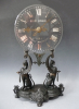 Mysterieuze klok, gesigneerd Henri Robert Horloge Mystérieuse à Paris, circa 1880.