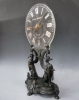 Mysterieuze klok, gesigneerd Henri Robert Horloge Mystérieuse à Paris, circa 1880.