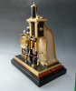 Animated French ‘Industrial Foundryman Clock’, late 19th Century, signed GLT.