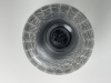 A.D. copier, Leerdam unica, clear glass bottle-shape with antimoon craquelee - Andries Dirk (A.D.) Copier