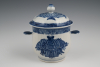 A Chinese porcelain sugar candy pot with cover