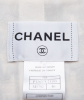 Chanel Groen/grijs Mantelpakje met Rok - Chanel