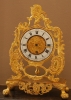 m118 Louis XV mantel clock, fire-gilt, signed by Henri Rossius A Liege.