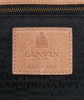Lanvin Beige Python Trim Leather 'Happy' Bag - Lanvin