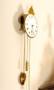 A Vienna brass quarter striking so-called 'Brettl' wall clock, circa 1835