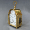 Viennese carriage clock signed Philipp Fertbauer, late 18th century.
