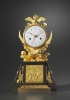 M76 Directoire - 1793-95 - gilt and patinated bronze mantle clock