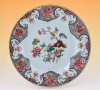 Two Chinese porcelain Famille Rose plates