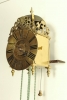 A small French alarm lantern timepiece, by Le Doux, circa 1730