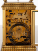 A French gilt gadrooned gorge case carriage clock by Lepine, circa 1880
