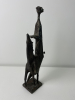 Bram Roth (Den Haag-1916-1995), bronze stylized sculpture, woman sitting on a horse - Bram Roth