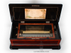 A Swiss rosewood eight air cylinder music box by Rivenc, circa 1880.