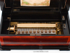 A Swiss rosewood eight air cylinder music box by Rivenc, circa 1880.