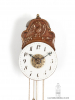 A miniature German Black Forest Tropfenuhr Sorg clock with alarm, circa 1830.