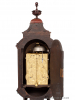 A very unusual English mahogany bracket wall clock, Chater & Sons.