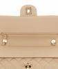Chanel Beige Medium Double Flap Shoulder Bag - Chanel