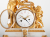 A French Louis XVI sculptural mantel clock, Retour de l'amour, circa 1781.