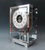 M269 Giant atmos clock, nickel, Art Deco design, J. L. Reutter numbered 6179, France ca. 1935.