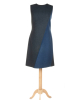 Christian Dior Black / Blue Cashmere Sleeveless Dress - Christian Dior