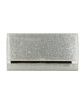 Jimmy Choo Silver Glitter Finished 'Milla' Clutch - Jimmy Choo