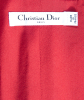 Christian Dior Scharlaken Rood Wollen Crêpe Jurk - Christian Dior