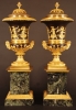 PV02 Empire mantel clock set with Medici vases, PIERRE-PHILIPPE THOMIRE