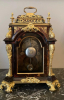 A very handsome Marwick Markham signed 19th century small bracket clock with moon phase
