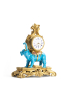 Louis XV-inspired, untouched English 19th-century mantel clock in the form of an elephant
