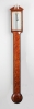 An English satinwood stick barometer, James Long Royal Exchange, circa 1780