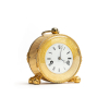 Handsome and unusual late Empire carriage clock, likely Swiss and circa 1830
