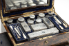 A very nice high-quality Victorian traveling beauty case