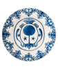 Pair Blue and White Orangist Dishes, so called 'Pannekoekjes' - Lambertus van Eenhoorn