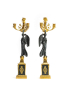 Set of two french empire candelabra