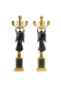 Set of two french empire candelabra
