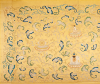 Gold Silk Embroidered Panel