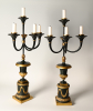 A pair of large candelabras